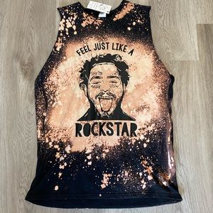 Post Malone acid wash shirt